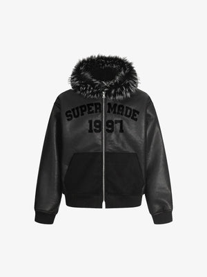 Stylish Bomber Jacket with Faux Fur Collar for Winter Fashion 