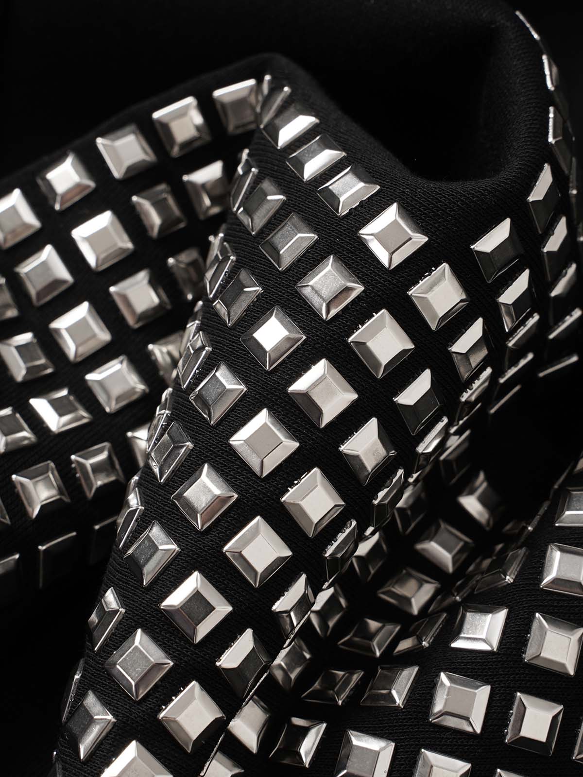 Cross Graphic Metal Detail Baggy Sweatpants