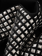 Cross Graphic Metal Detail Baggy Sweatpants