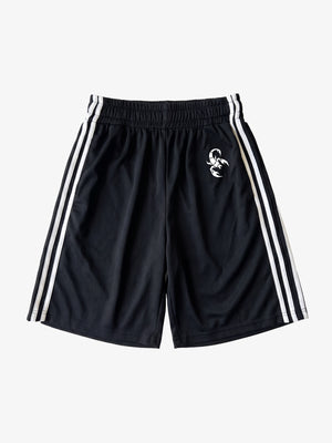 Striped Print Five-Point Casual Shorts