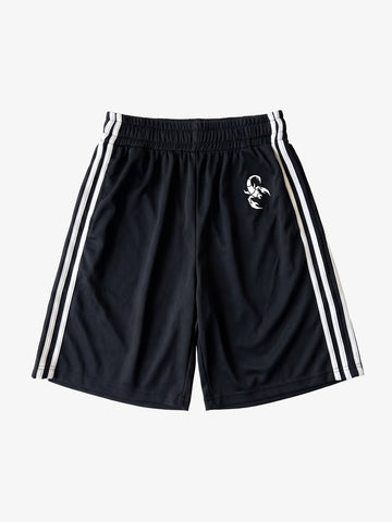 Striped Print Five-Point Casual Shorts