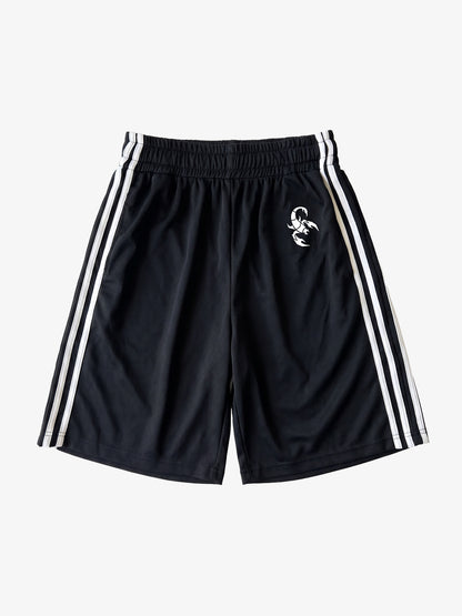 Striped Print Five-Point Casual Shorts