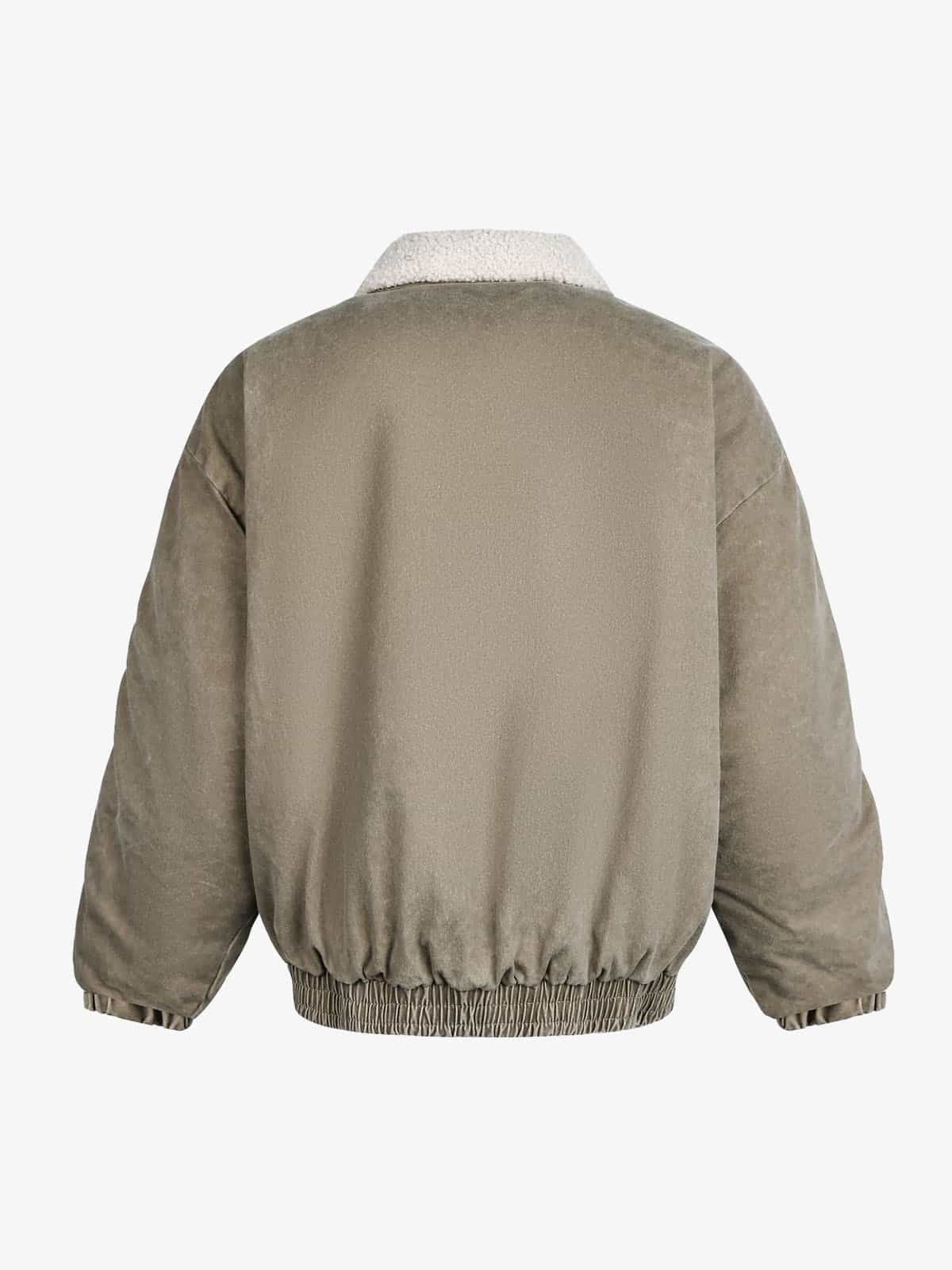 Winter Essential Bomber Jacket with Faux Fur Trimmed Hood 