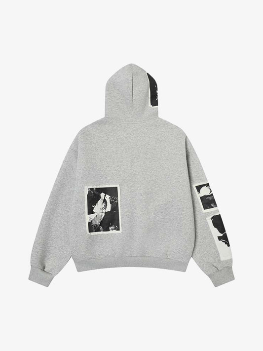 Stylish Graphic Hoodie with Unique Horse Print Design for Casual Wear 
