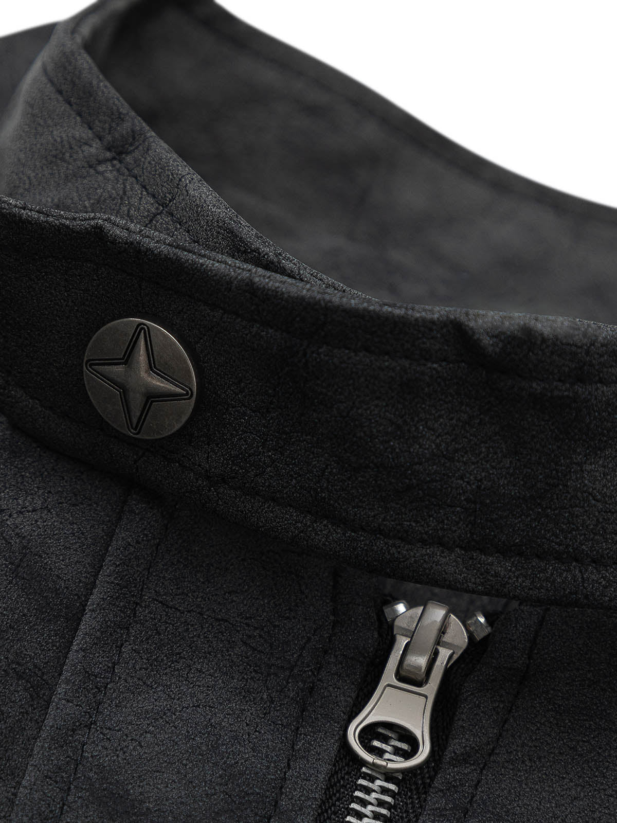 Matte PU Moto Leather Jacket 