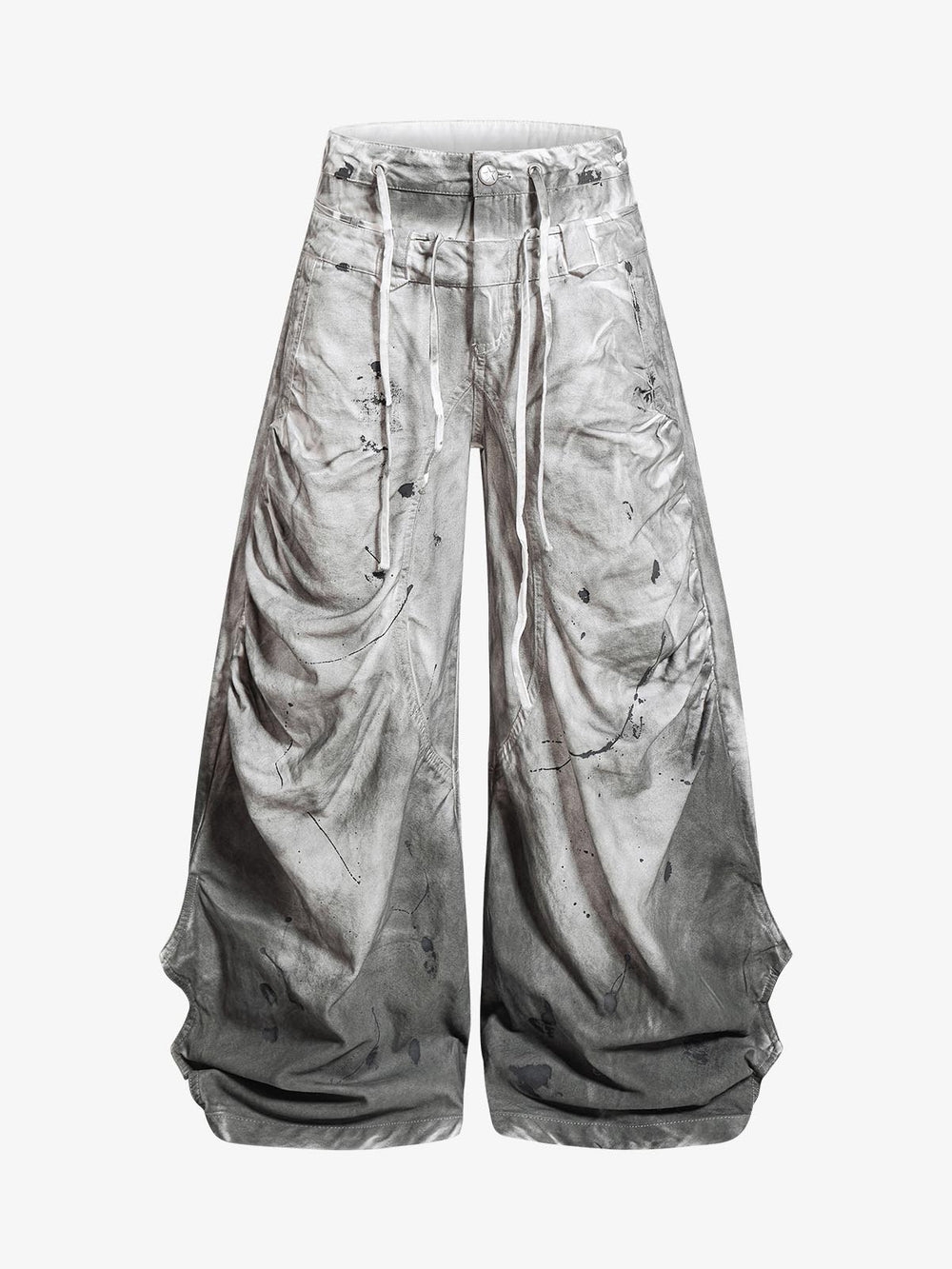 Used-Look-Hose mit weitem Bein