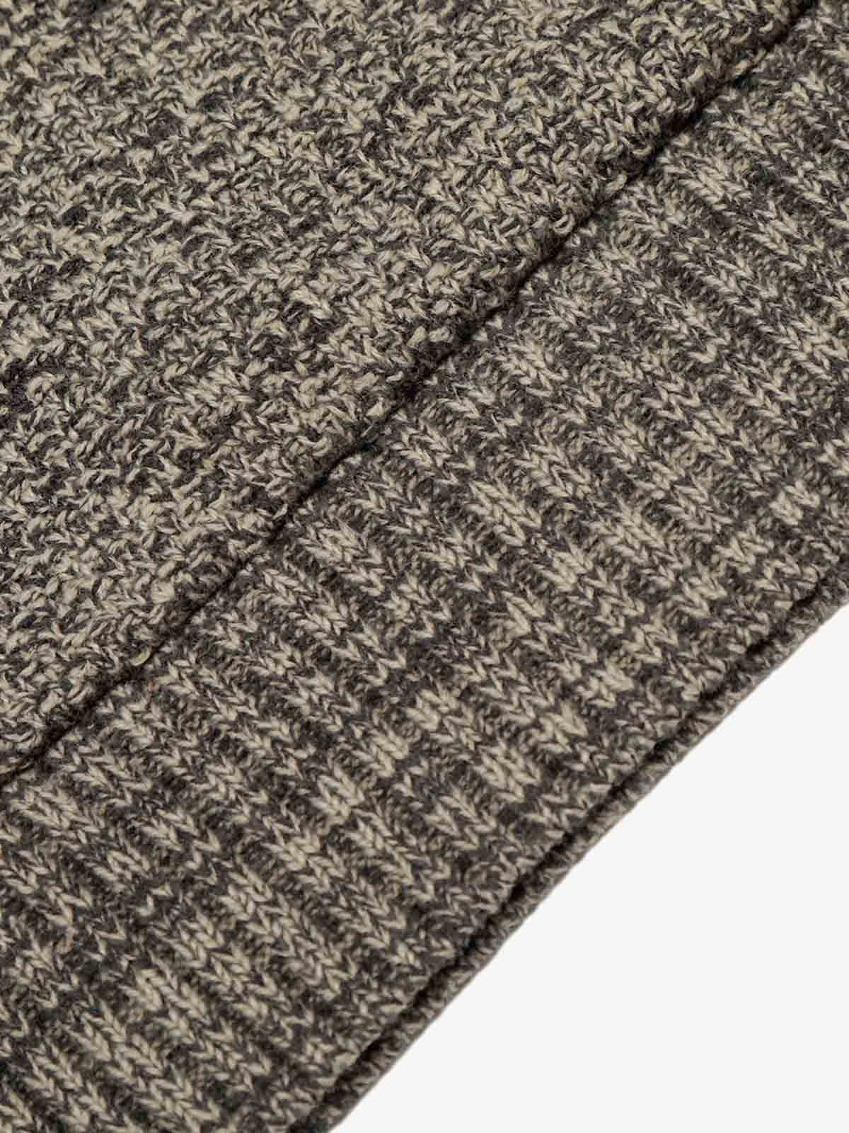 Relaxed Fit Knit Hooded Pullover Hoodie Sweater