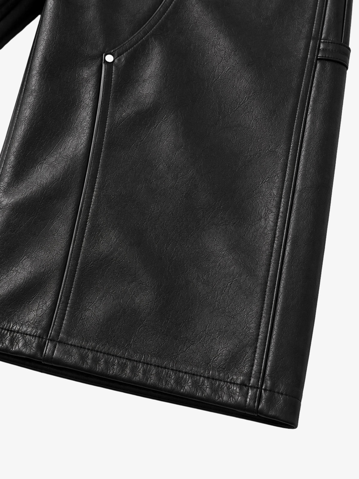 Leather Knee Detail Cargo Pants