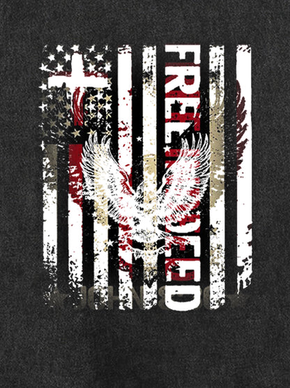 Orginal Eagle Flag Print Vest 