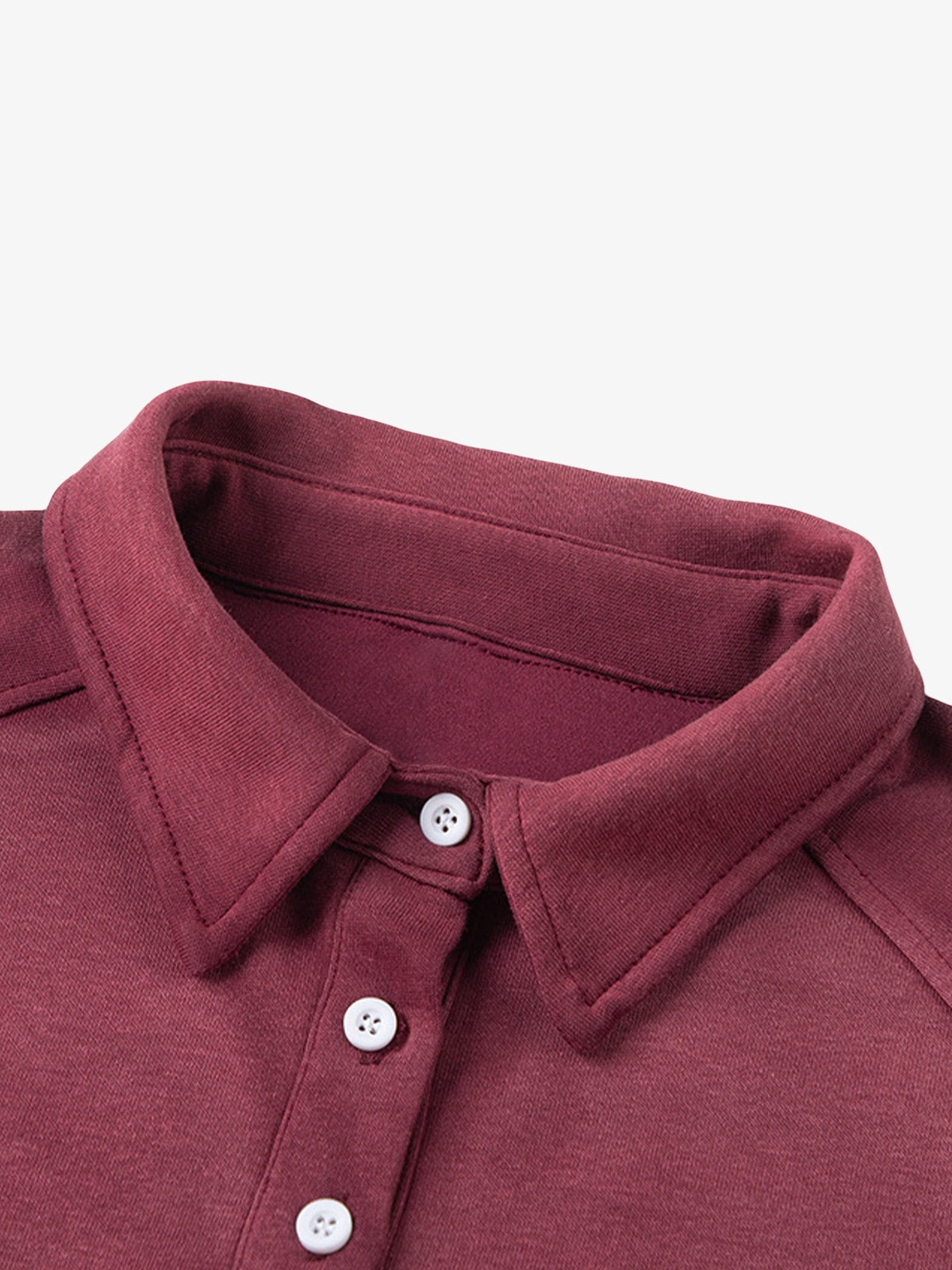 Gradient Print Lapel Long-sleeved Sweatshirt 