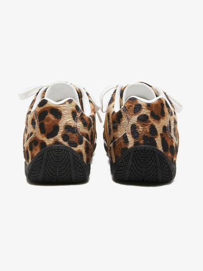 Leopard Print Sneakers for Women - Trendy and Comfortable Athletic Shoes 