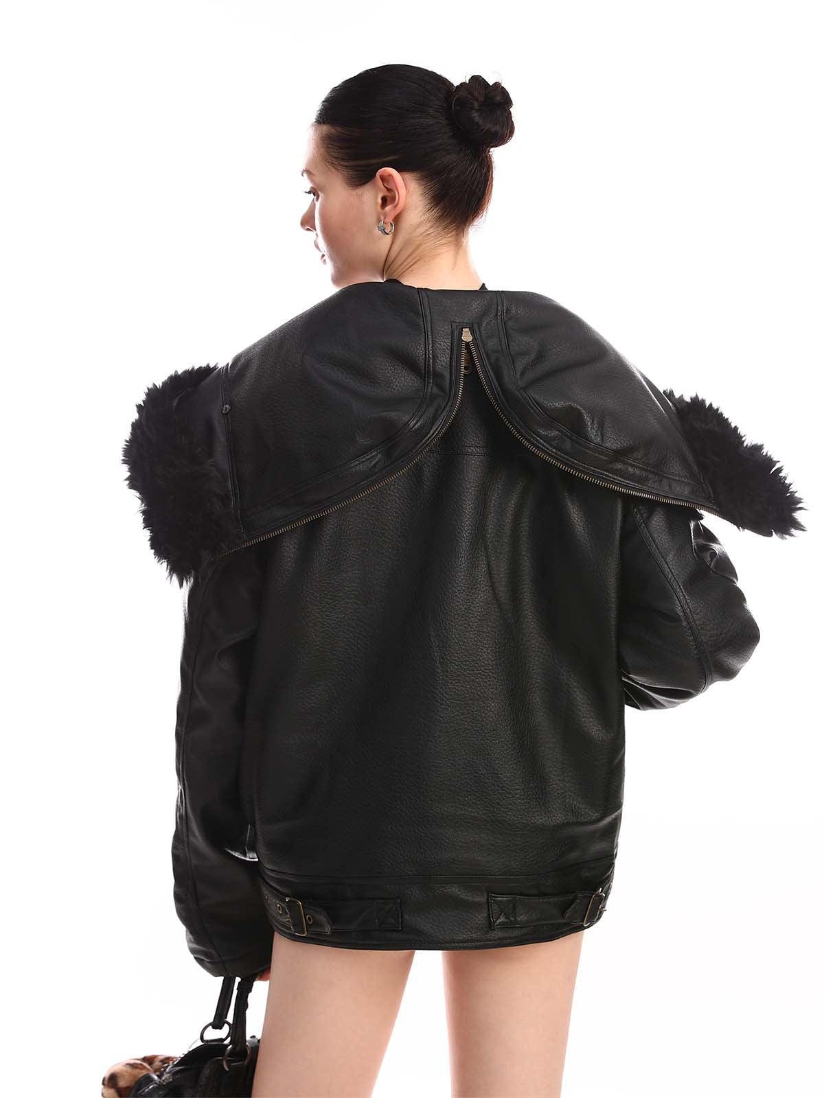 Stylish Black Bomber Jacket for Modern Fashionistas 