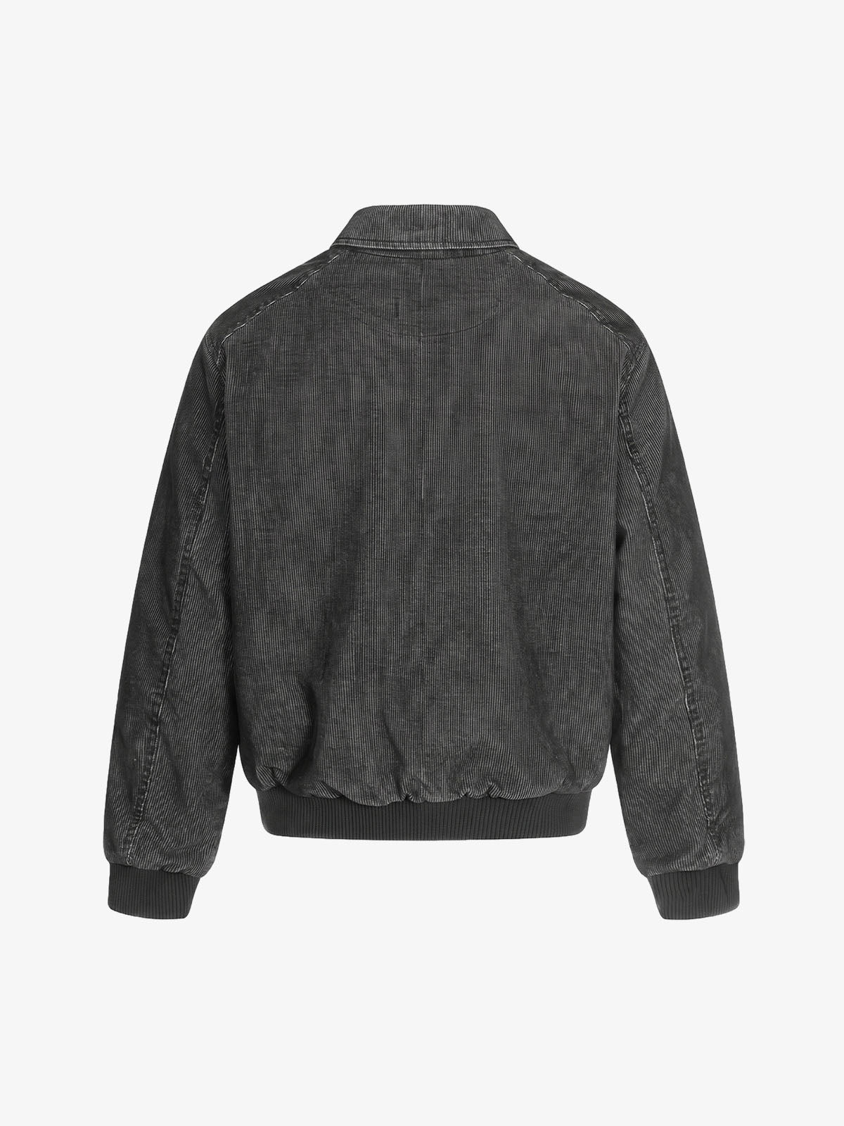 Embroidered Distressed Cropped Denim Biker Jacket