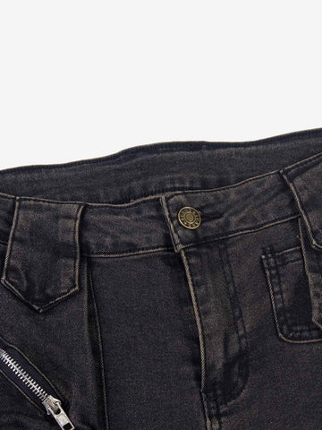 Multi-Pocket Low Rise Bootcut Jeans