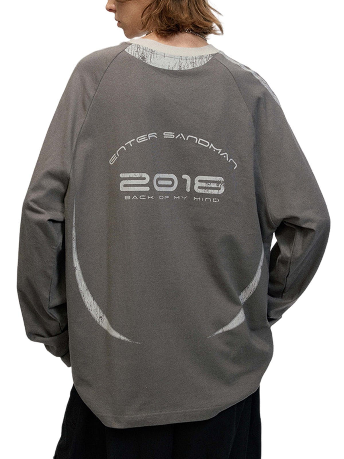 Retro Jersey  Oversized Long Sleeves T-Shirt