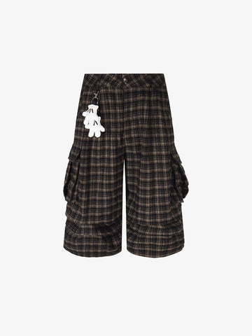 Plaid Cargo Pocket Jorts 
