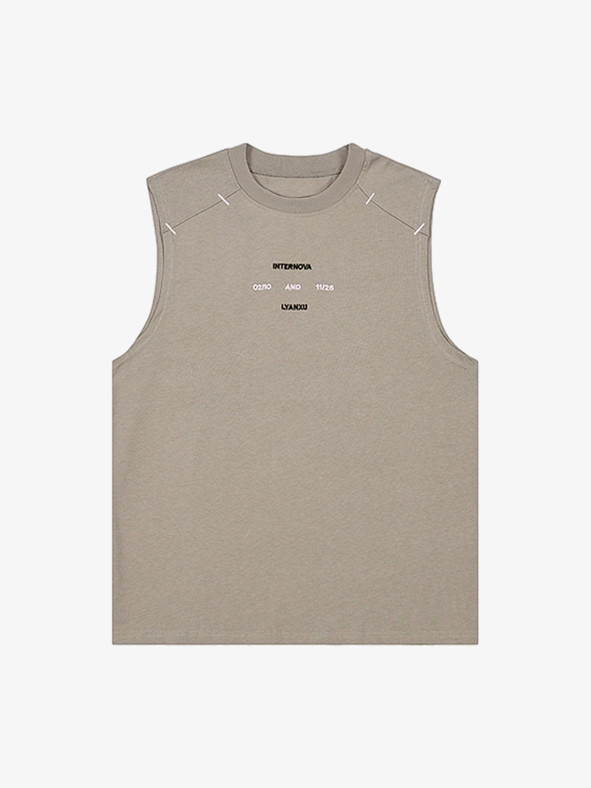 Waistcoat Embroidered Round Neck Vest 