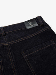 Napoleonic Studded Wide-Leg Jeans
