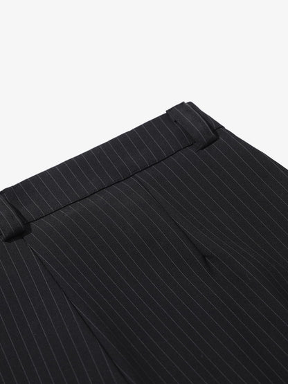 Wide-Leg Striped Trousers for Modern Elegance 