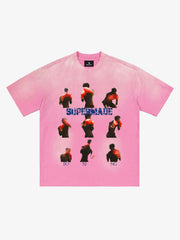 Washed Boxing Motion T-Shirt 