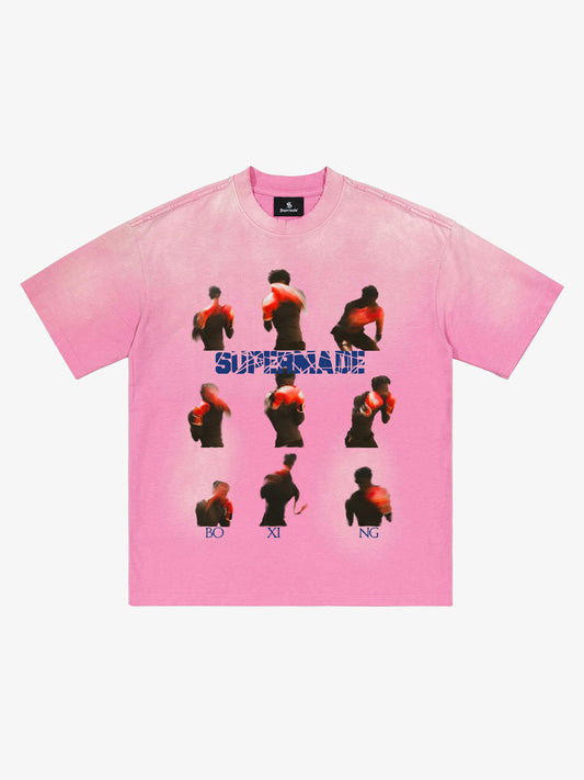 Washed Boxing Motion T-Shirt