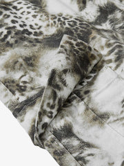 Leopard Multi-Pocket Cargo Jeans