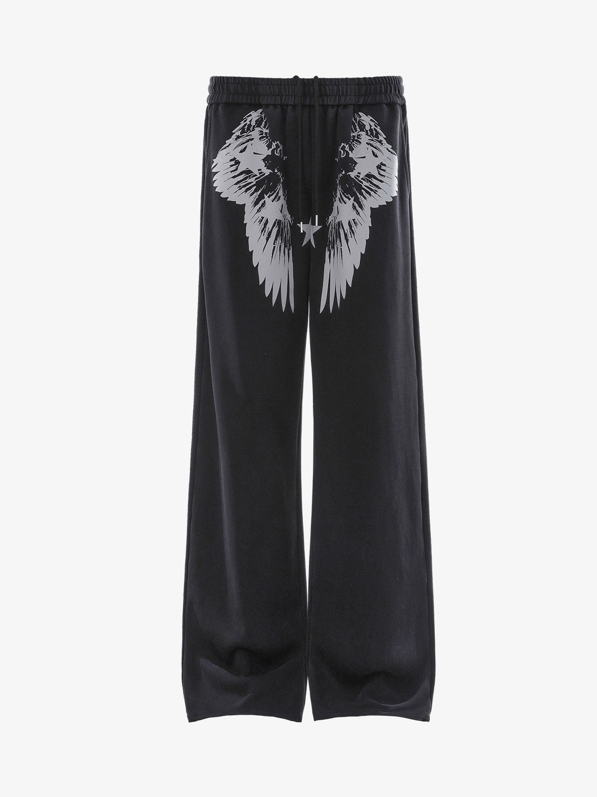 Wing Star Graphic Draped Jazz Pants