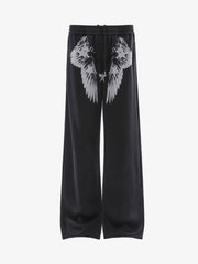 Wing Star Graphic Draped Jazz Pants
