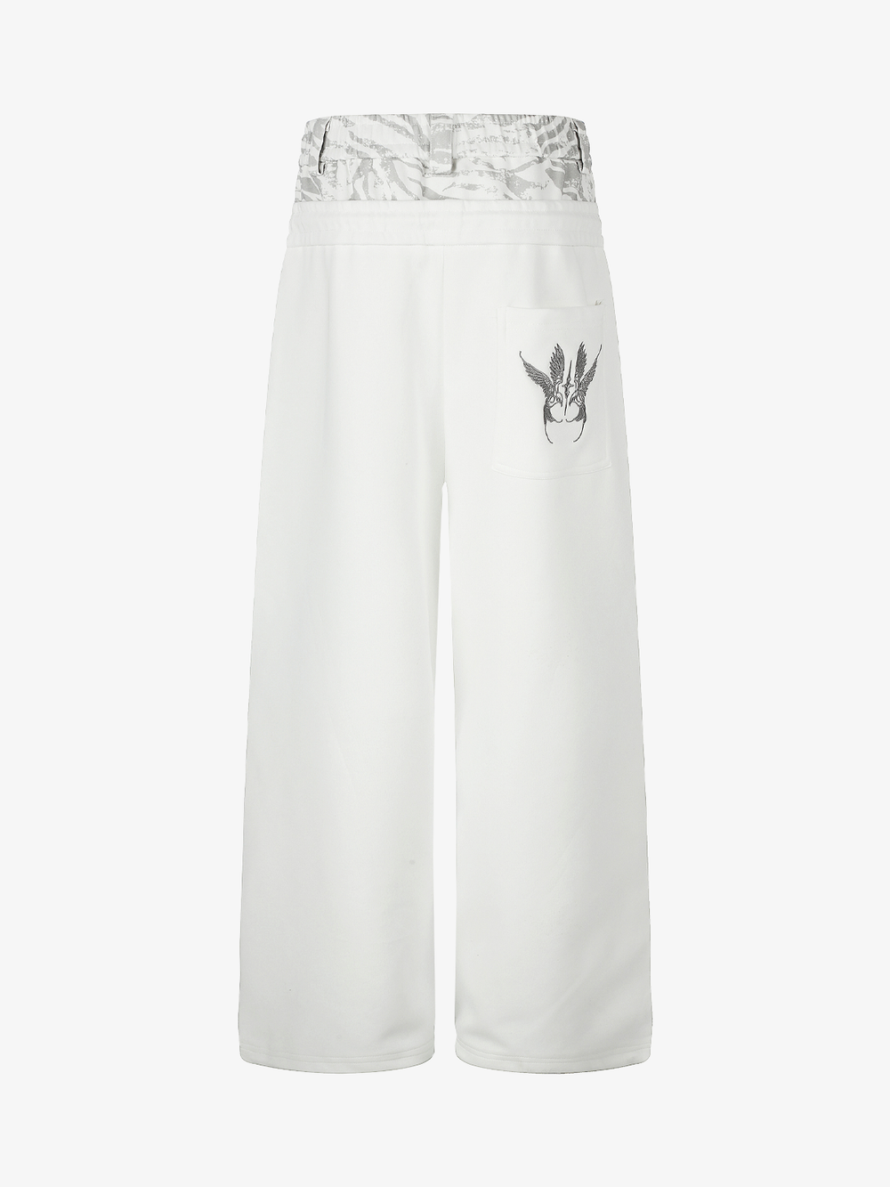 Double-Waist "YOU" Graphic Sweatpants