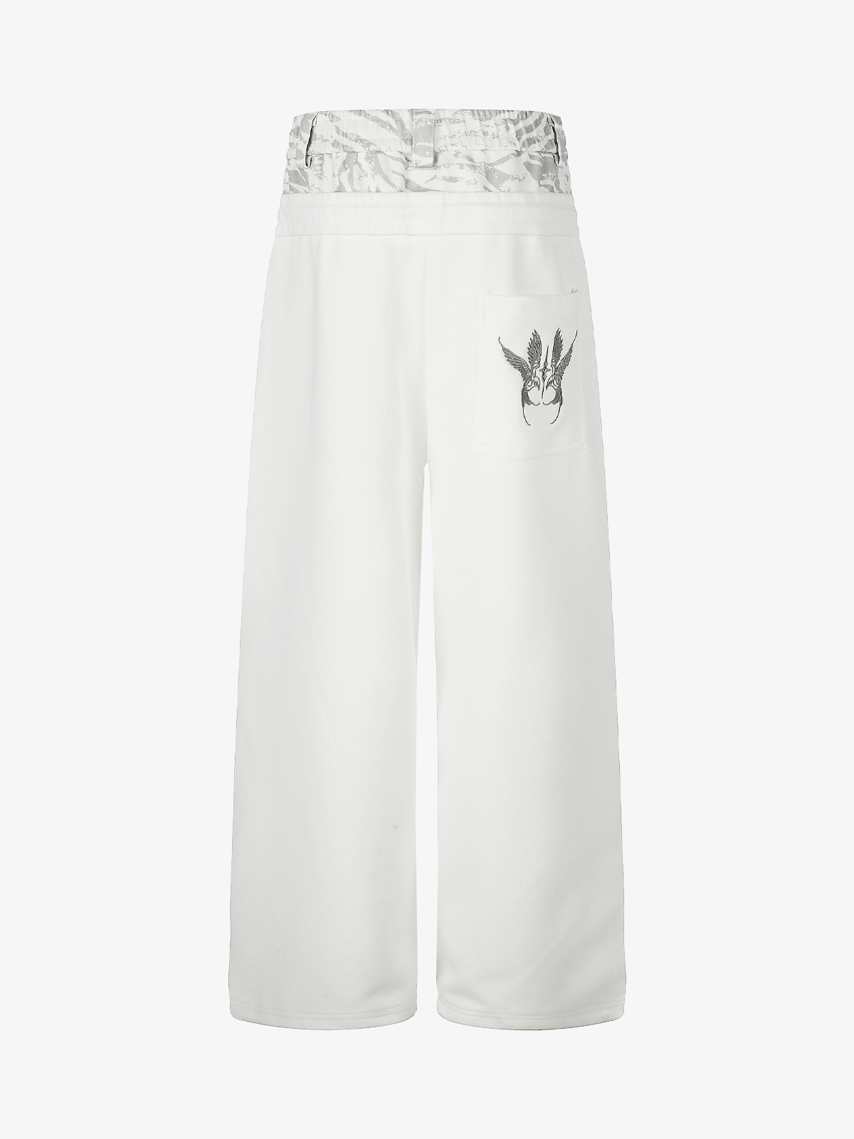 Double-Waist "YOU" Graphic Sweatpants