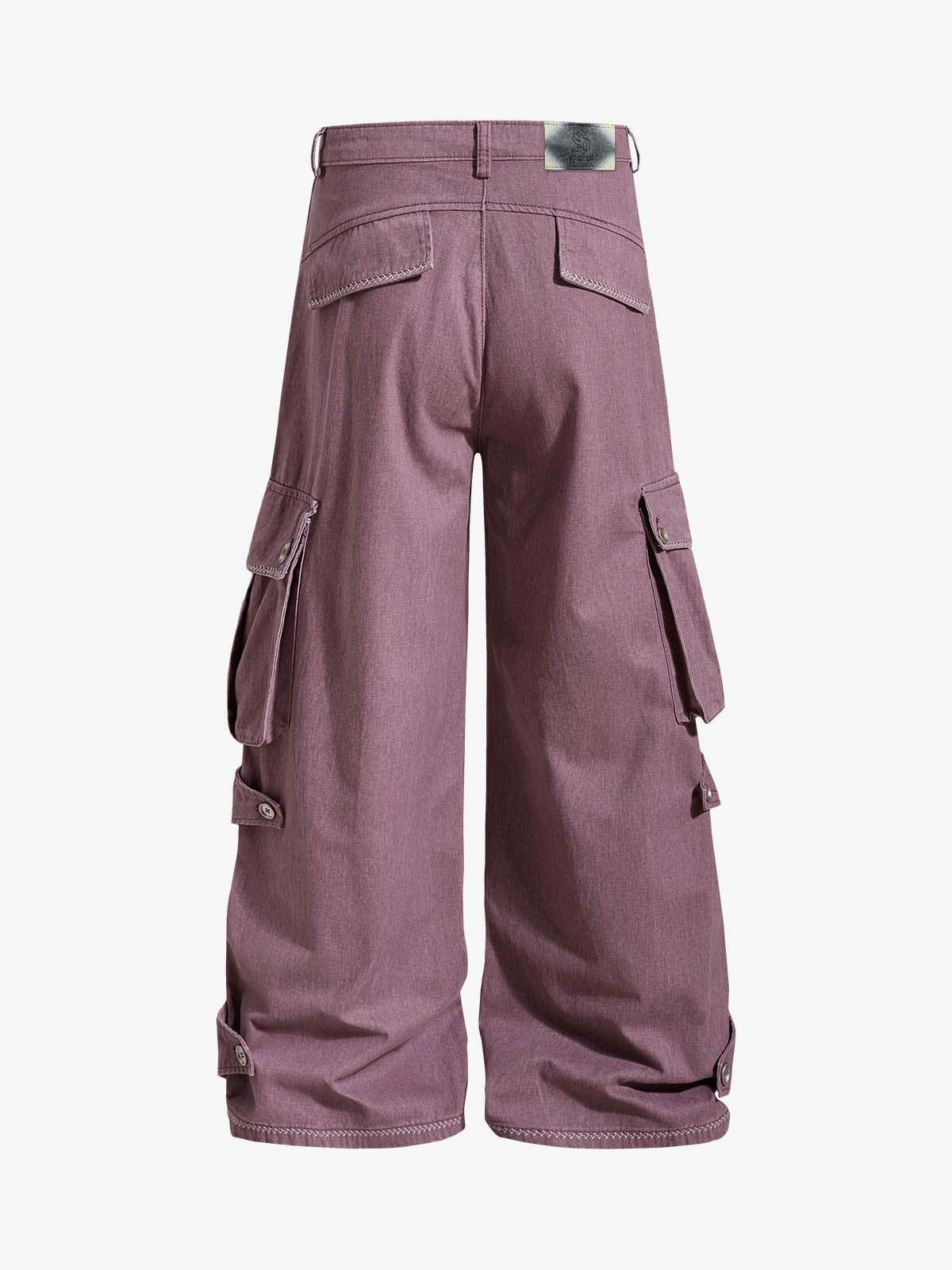 Multi-Pocket Wide-Leg Cargo Pants 