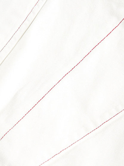 Contrast Stitch Hooded Zip Jacket