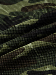 Camo Waffle-Knit Hoodie; Classic Camouflage / M, Classic Camouflage / L, Classic Camouflage / XL