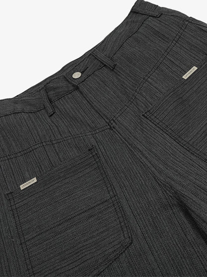 High-Waisted Wide-Leg Trousers with Vertical Stripes for Modern Style 