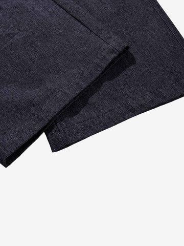 Graphic Pocket Straight-Leg Jeans