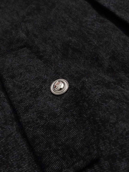 Leopard Panel Fur-Trim Hooded Bomber Jacket 