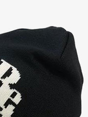 Letter Jacquard Knit Beanie