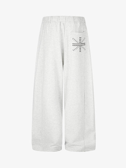 Heat-Pressed Heavyweight Drawstring Sweatpants