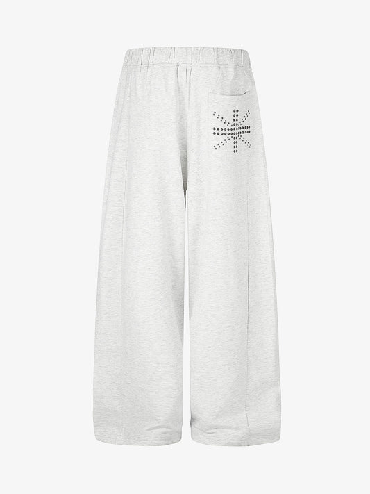 Heat-Pressed Heavyweight Drawstring Sweatpants