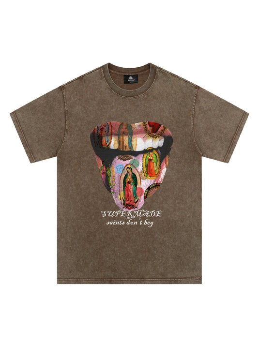Original Saints Don't Beg Graphic T-Shirt 