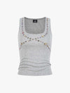 Thesupermade Button Detail Slim Tank Top