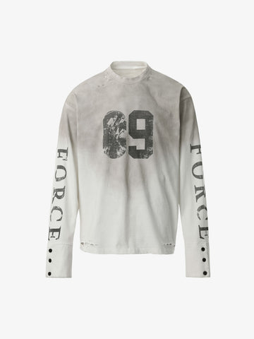 Distressed NO. 09 Long Sleeve T-Shirt 