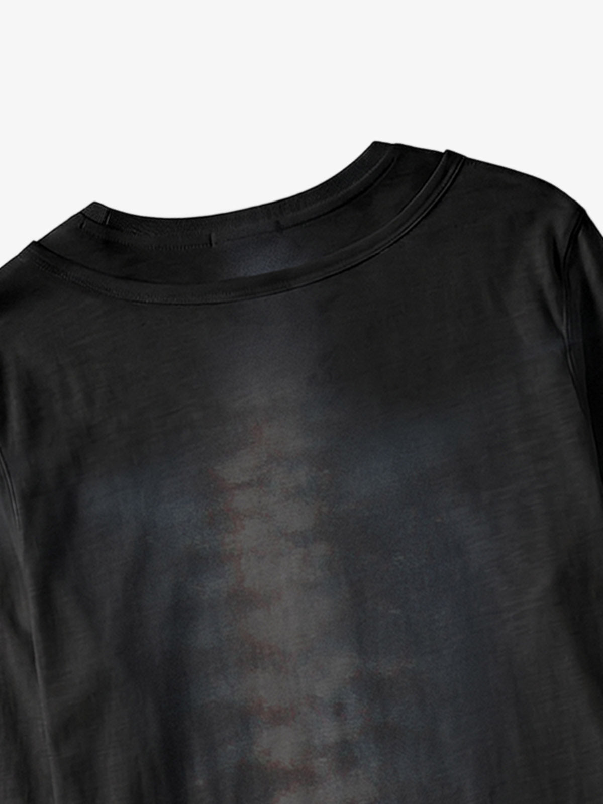 Layered Skeleton Print Blouse