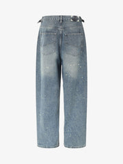 Graffiti Paint-Splatter Jeans