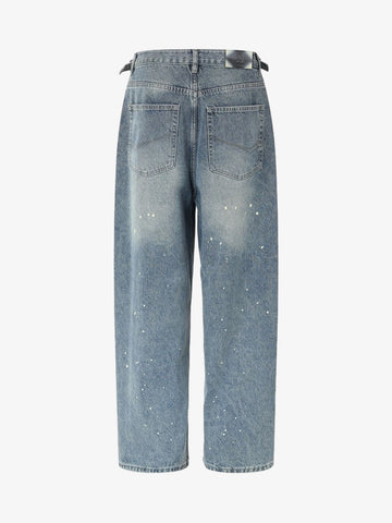 Graffiti Paint-Splatter Jeans