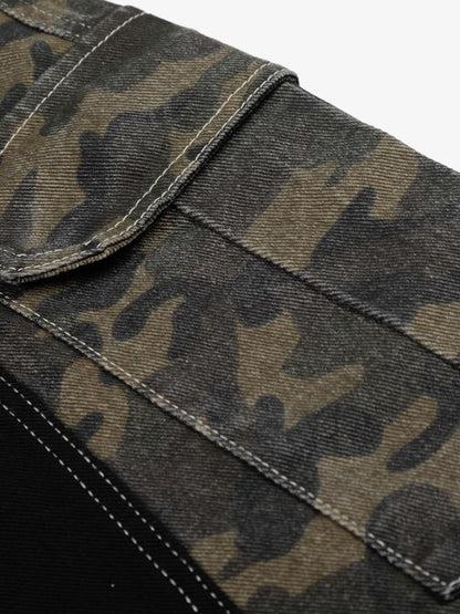 Camo Patchwork Pocket Jorts