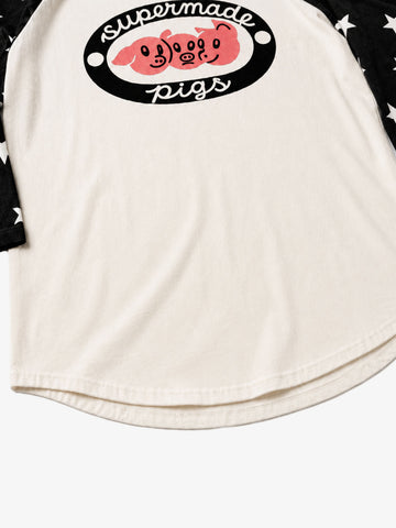 Pig Graphic Raglan Tee