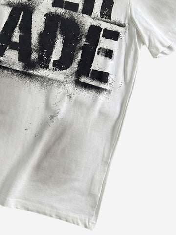 Vintage Washed Logo Print T-Shirt