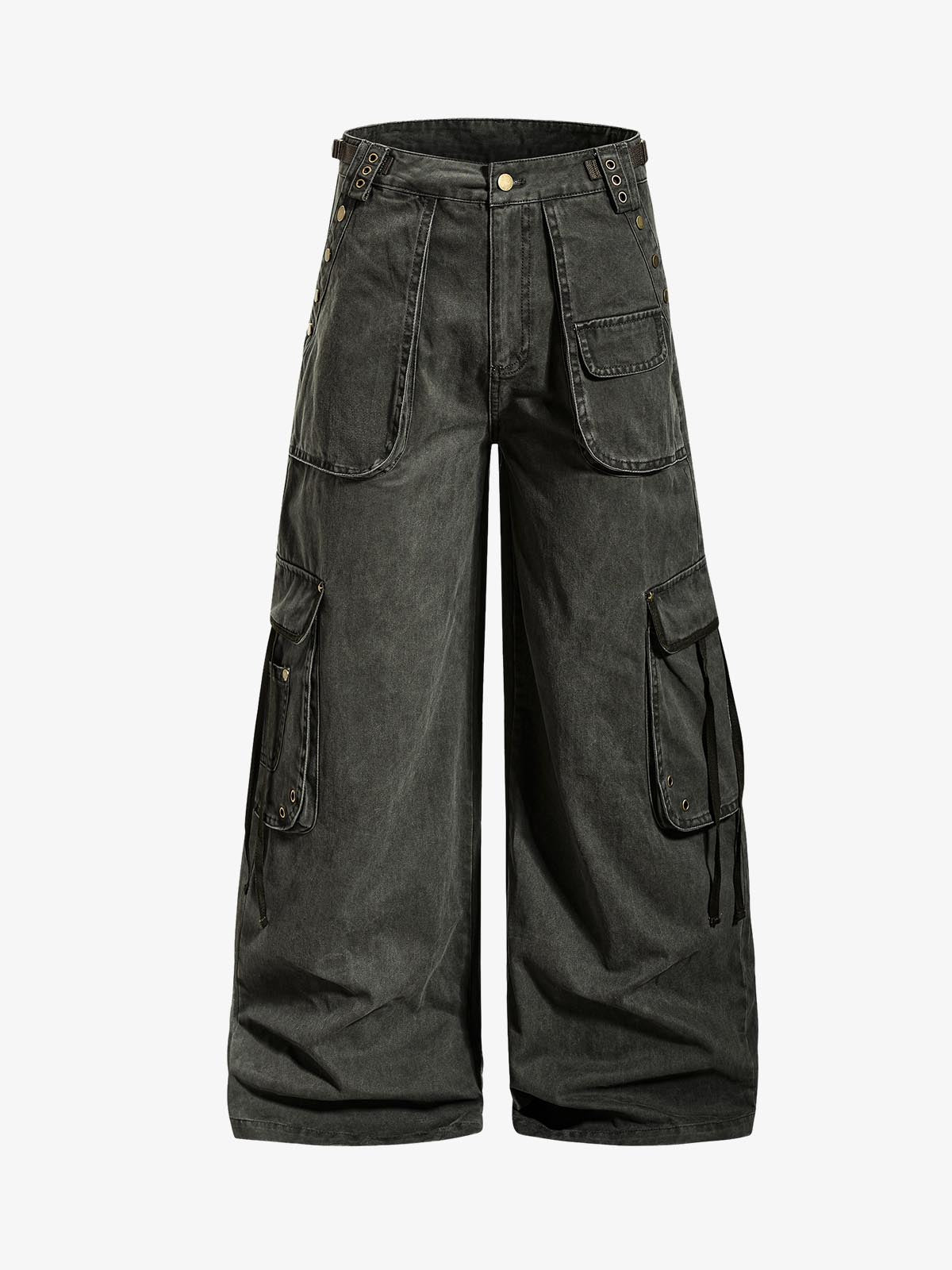 Streetwear Multi-Pocket Baggy Cargo Pants 