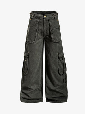 Streetwear Multi-Pocket Baggy Cargo Pants 